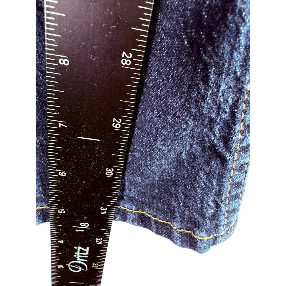 Levis 527 Slim Bootcut Jeans Mens 34x32 Dark Wash Premium Heritage Western